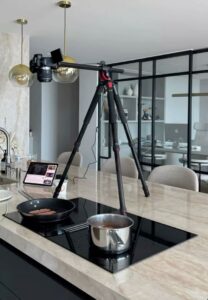 UGC influencer grabación de contenido