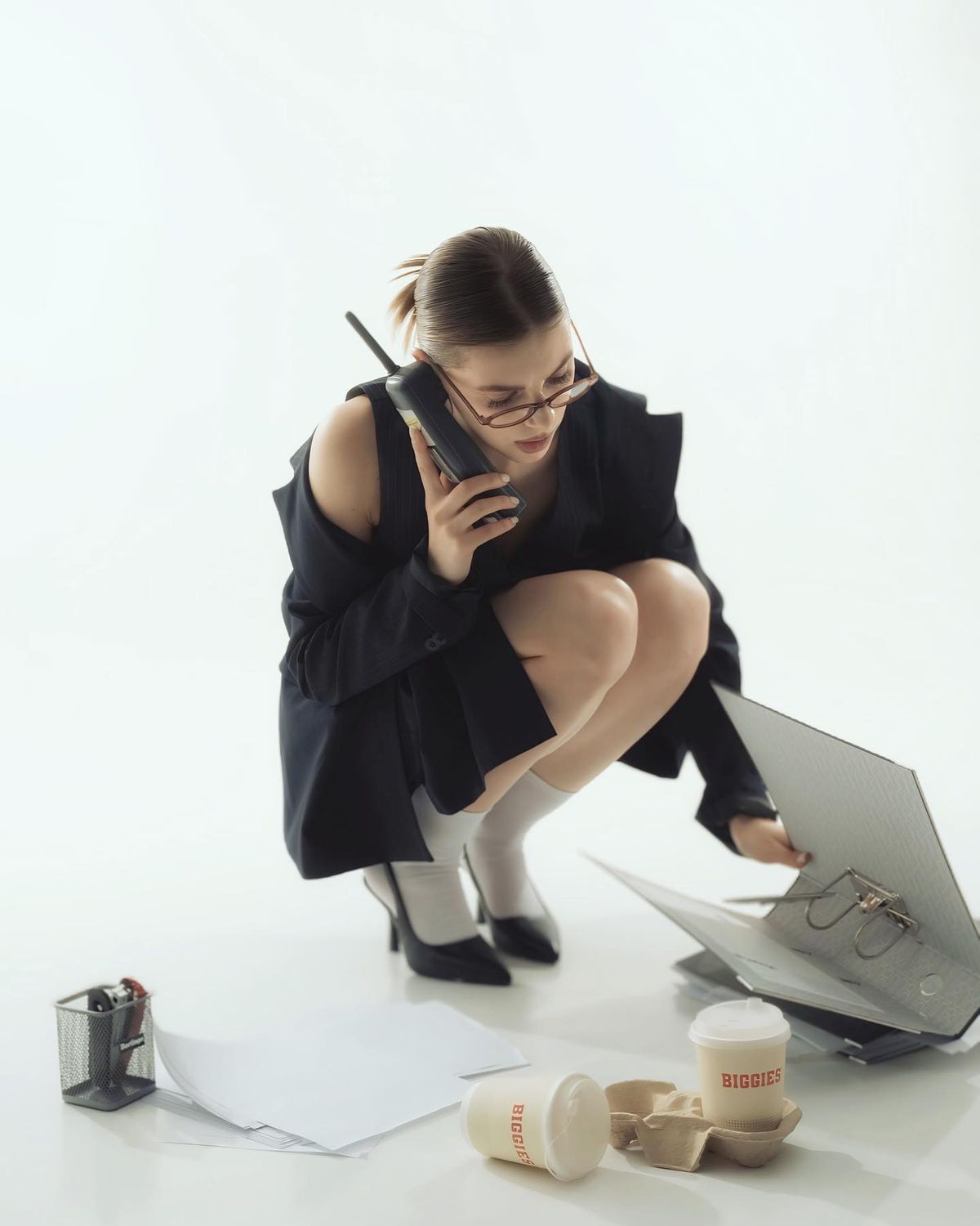 Creador de contenido UGC trabajando